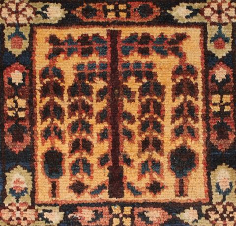 Bakhtiar Brown Hand Knotted 105 X 131 Area Rug 400-17170 Image 26