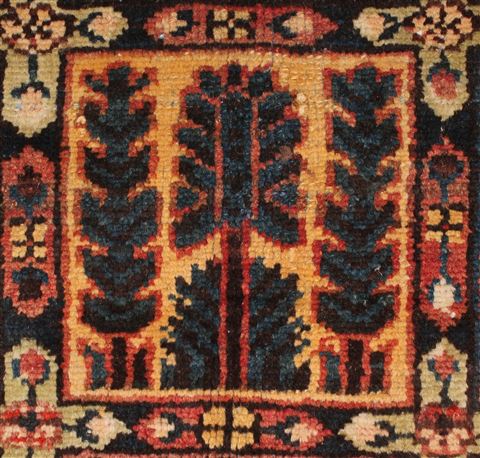 Bakhtiar Brown Hand Knotted 105 X 131 Area Rug 400-17170 Image 32