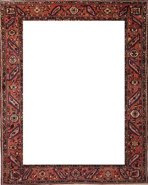 Bakhtiar Brown Hand Knotted 105 X 131 Area Rug 400-17170 Image 5