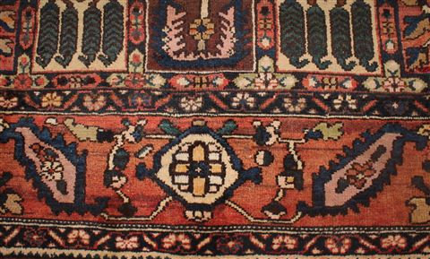 Bakhtiar Brown Hand Knotted 105 X 131 Area Rug 400-17170 Image 8