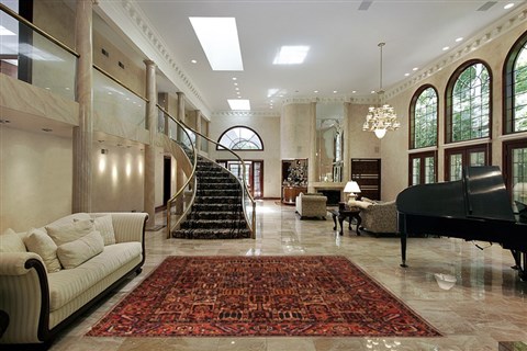 Bakhtiar Brown Hand Knotted 105 X 131 Area Rug 400-17170 Image 3