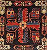 Bakhtiar Brown Hand Knotted 105 X 131  Area Rug 400-17170 Thumb 15