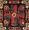 Bakhtiar Brown Hand Knotted 105 X 131 Area Rug 400-17170 Thumb 15