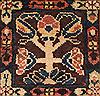 Bakhtiar Brown Hand Knotted 105 X 131  Area Rug 400-17170 Thumb 19