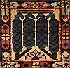 Bakhtiar Brown Hand Knotted 105 X 131 Area Rug 400-17170 Thumb 23