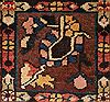 Bakhtiar Brown Hand Knotted 105 X 131 Area Rug 400-17170 Thumb 24