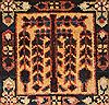 Bakhtiar Brown Hand Knotted 105 X 131 Area Rug 400-17170 Thumb 26
