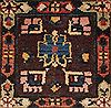 Bakhtiar Brown Hand Knotted 105 X 131 Area Rug 400-17170 Thumb 27