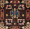 Bakhtiar Brown Hand Knotted 105 X 131  Area Rug 400-17170 Thumb 27