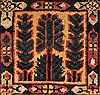 Bakhtiar Brown Hand Knotted 105 X 131  Area Rug 400-17170 Thumb 32