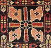 Bakhtiar Brown Hand Knotted 105 X 131 Area Rug 400-17170 Thumb 33