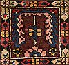 Bakhtiar Brown Hand Knotted 105 X 131  Area Rug 400-17170 Thumb 34