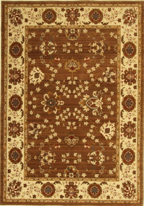 Abadeh Brown Machine Made 67 X 96  Area Rug 300-17174 Image 0