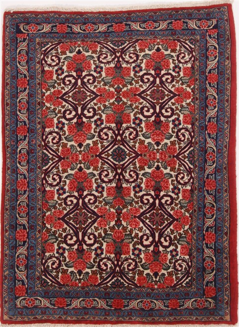 Bidjar Multicolor Hand Knotted 37 X 47  Area Rug 251-17179 Image 0