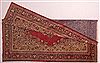 Moshk Abad Red Hand Knotted 104 X 137  Area Rug 400-17180 Thumb 1