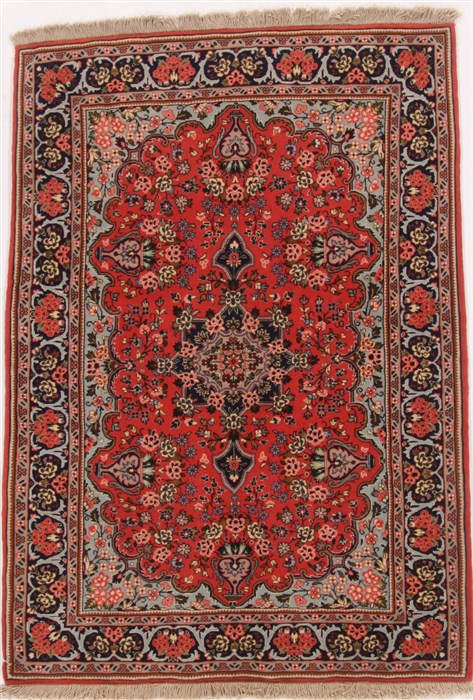 Sarouk Purple Hand Knotted 310 X 54  Area Rug 251-17181 Image 0