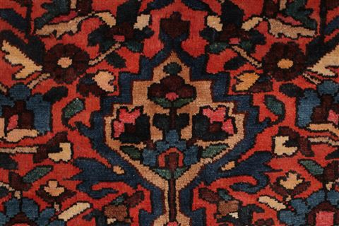 Bakhtiar Purple Square Hand Knotted 98 X 110 Area Rug 400-17182 Image 10