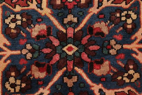 Bakhtiar Purple Square Hand Knotted 98 X 110 Area Rug 400-17182 Image 13