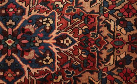 Bakhtiar Purple Square Hand Knotted 98 X 110 Area Rug 400-17182 Image 14