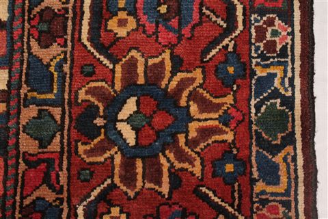 Bakhtiar Purple Square Hand Knotted 98 X 110 Area Rug 400-17182 Image 16