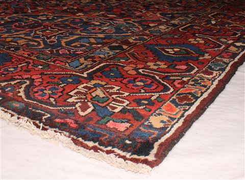 Bakhtiar Purple Square Hand Knotted 98 X 110 Area Rug 400-17182 Image 17