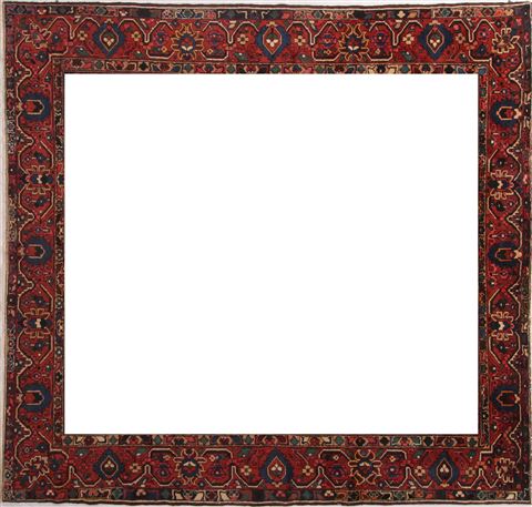 Bakhtiar Purple Square Hand Knotted 98 X 110 Area Rug 400-17182 Image 3