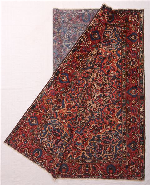 Bakhtiar Purple Square Hand Knotted 98 X 110 Area Rug 400-17182 Image 5