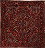 Bakhtiar Purple Square Hand Knotted 98 X 110 Area Rug 400-17182 Thumb 0