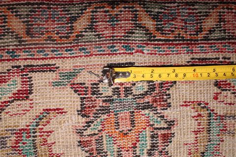 Moshk Abad Red Hand Knotted 104 X 132 Area Rug 400-17184 Image 16