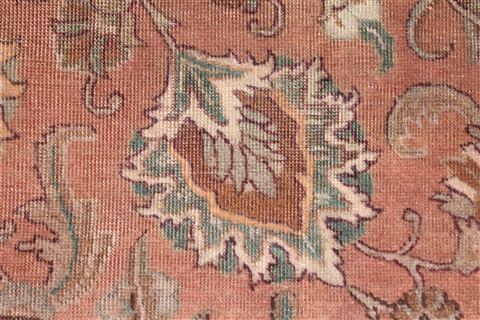 Tabriz Purple Square Hand Knotted 101 X 113 Area Rug 400-17190 Image 18
