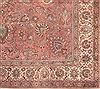 Tabriz Purple Square Hand Knotted 101 X 113 Area Rug 400-17190 Thumb 4