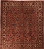 Tabriz Purple Square Hand Knotted 101 X 113  Area Rug 400-17190 Thumb 0