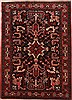 Heriz Black Hand Knotted 39 X 53  Area Rug 251-17191 Thumb 0