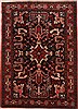 Heriz Black Hand Knotted 39 X 53  Area Rug 251-17191 Thumb 0