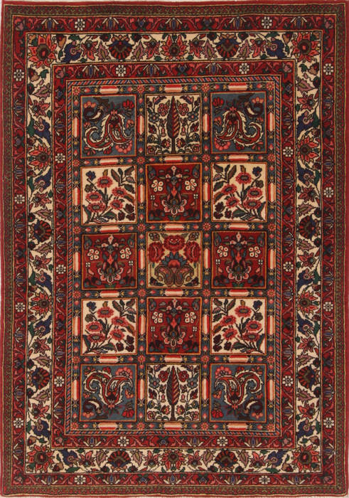 Bakhtiar Multicolor Hand Knotted 36 X 411  Area Rug 251-17192 Image 0
