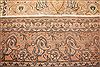 Tabriz Brown Hand Knotted 101 X 130  Area Rug 400-17197 Thumb 13