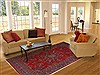Mashad Red Hand Knotted 80 X 1011 Area Rug 251-17198 Thumb 4