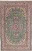 Nain Green Hand Knotted 81 X 126  Area Rug 251-17201 Thumb 0