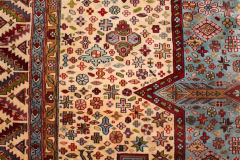 Bokhara White Hand Knotted 101 X 162 Area Rug 400-17206 Image 10