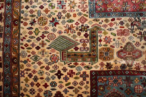 Bokhara White Hand Knotted 101 X 162 Area Rug 400-17206 Image 11