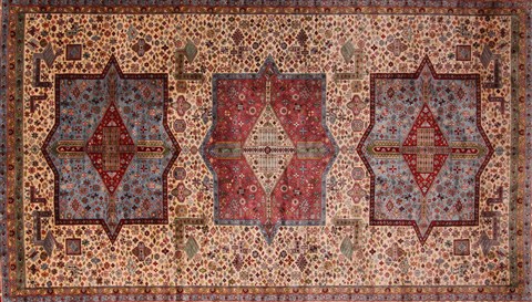 Bokhara White Hand Knotted 101 X 162 Area Rug 400-17206 Image 3