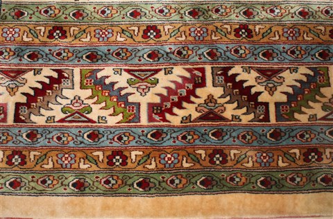 Bokhara White Hand Knotted 101 X 162 Area Rug 400-17206 Image 8