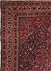 Mashad Purple Hand Knotted 111 X 164  Area Rug 400-17207 Thumb 3