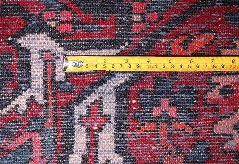 Bakhtiar Red Hand Knotted 102 X 1210 Area Rug 400-17208 Image 13