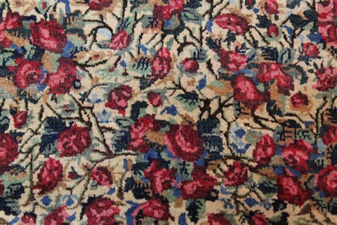 Kerman Red Hand Knotted 107 X 155 Area Rug 400-17210 Image 24