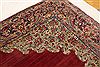 Kerman Red Hand Knotted 107 X 155 Area Rug 400-17210 Thumb 12