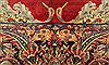 Kerman Red Hand Knotted 107 X 155 Area Rug 400-17210 Thumb 26