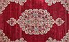 Kerman Red Hand Knotted 107 X 155 Area Rug 400-17210 Thumb 2