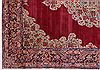 Kerman Red Hand Knotted 107 X 155 Area Rug 400-17210 Thumb 3