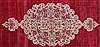 Kerman Red Hand Knotted 107 X 155 Area Rug 400-17210 Thumb 4